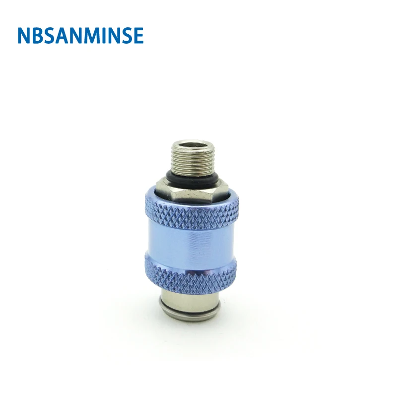 NBSANMINSE HSV 1/8 1/4 3/8 1/2 Hand Sliding Valve Fitting Slide Switches Pneumatic Components Female Male Design 0-1Mpa