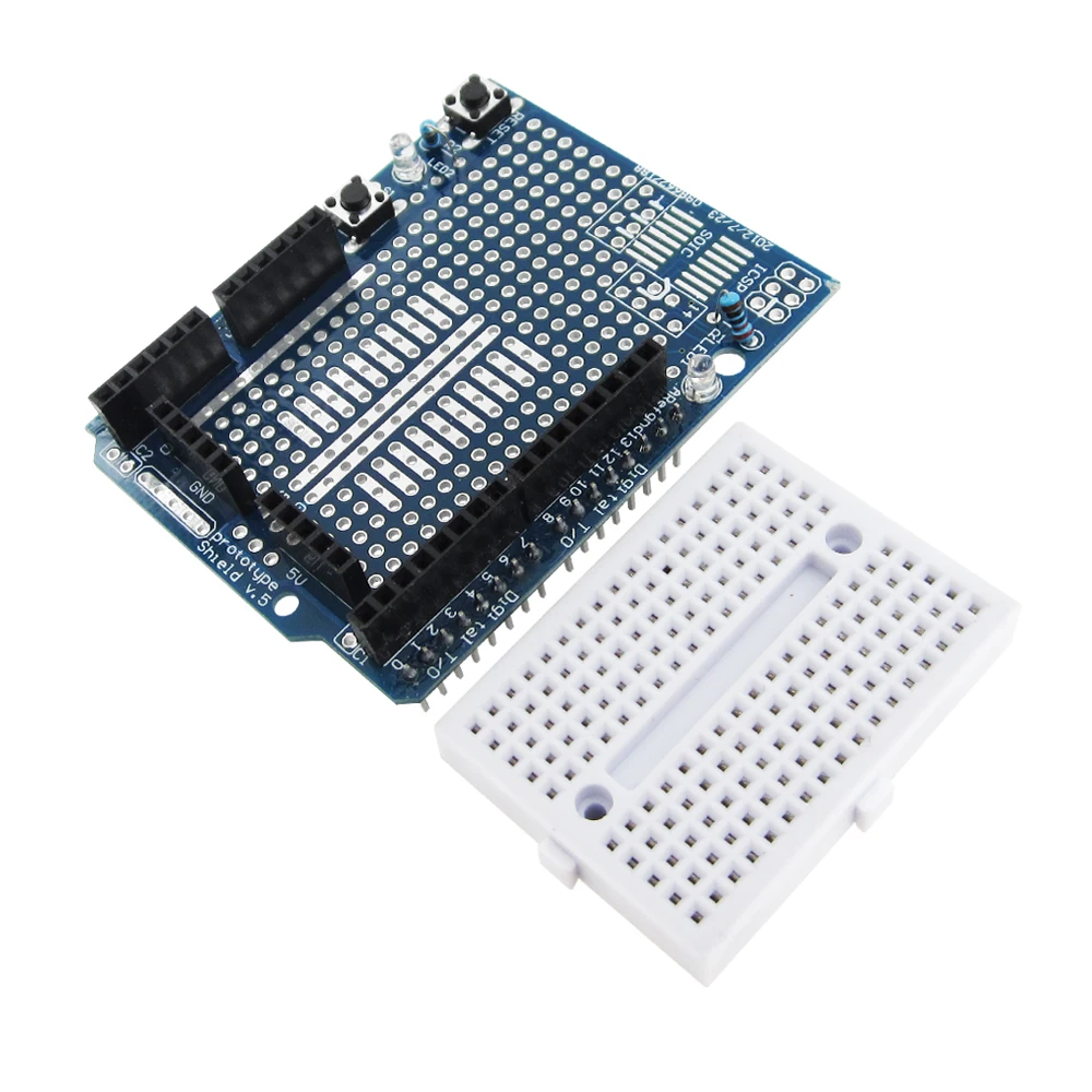 HAILANGNIAO UNO Proto Shield prototype expansion board with SYB-170 mini breadboard based UNO ProtoShield