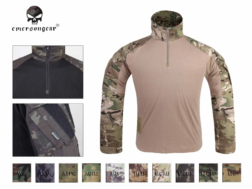 

Emersongear Tactical G3 Combat Shirts Mens Camouflage Tops Tshirts T-shirst Milsim Outdoor Hunting Hiking Sports Training