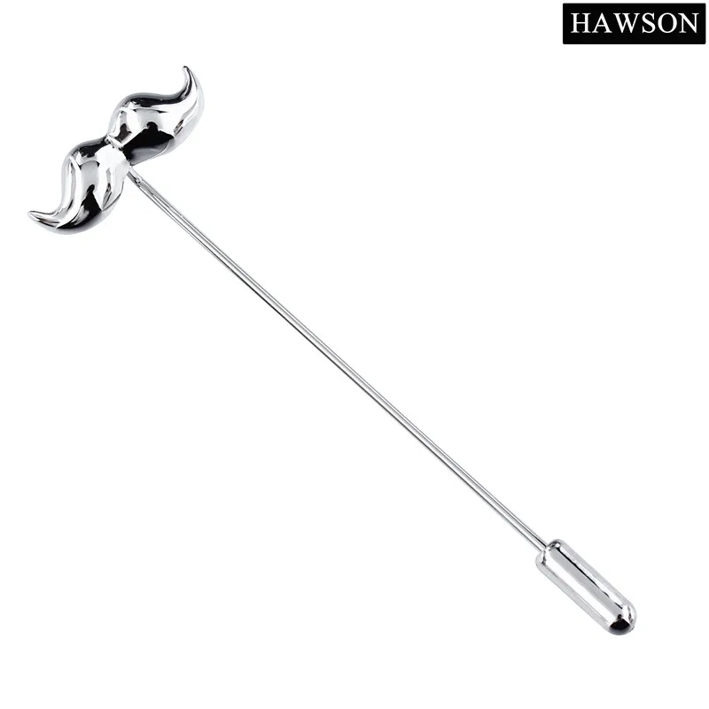 

Fashion Jewellry Gifts for Men Cute Brooches Pins Beard Brooch Pin Lapel Pin Stick Shirt Free Shipping