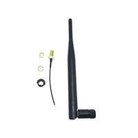 Frsky 5dBi Antenna and RF 70mm RP-SMA Connector For Frsky X9D Plus QX7 Transmitter