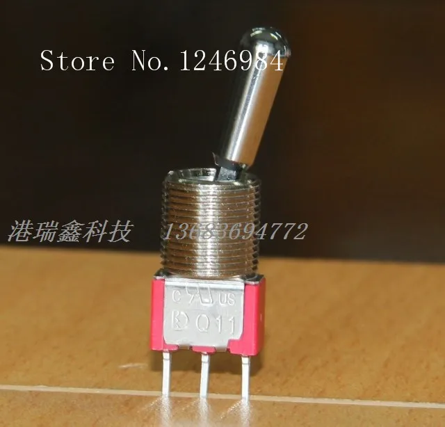 

[SA]T8013C-Z -pin M12 tripod two tranches of bulk single toggle switch dustproof switch 1MS1 Deli Wei Q11--20pcs/lot