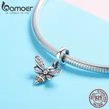 925 Silver Bee Charm Pendant for Bracelets #4