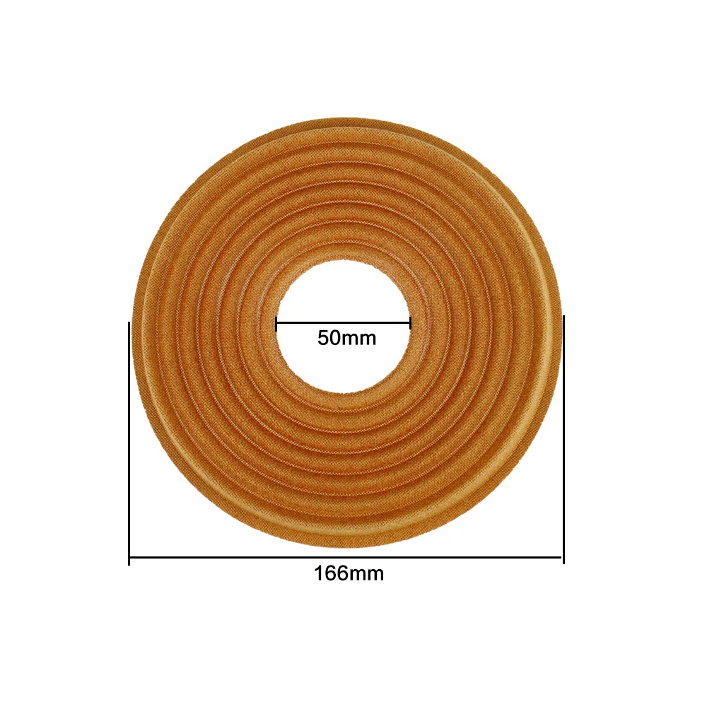 Ghxamp 166MM Spider Spring Pad Woofer Subwoofer Speaker Bullet Wave Shrapnel Speaker Repair Parts Diy Inner diameter 50MM 2pcs