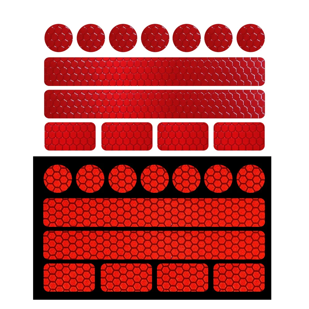 Odblaskowa naklejka Roadstar dla wózków, reflektor naklejka znaku ostrzegawczego kaski rowerowe