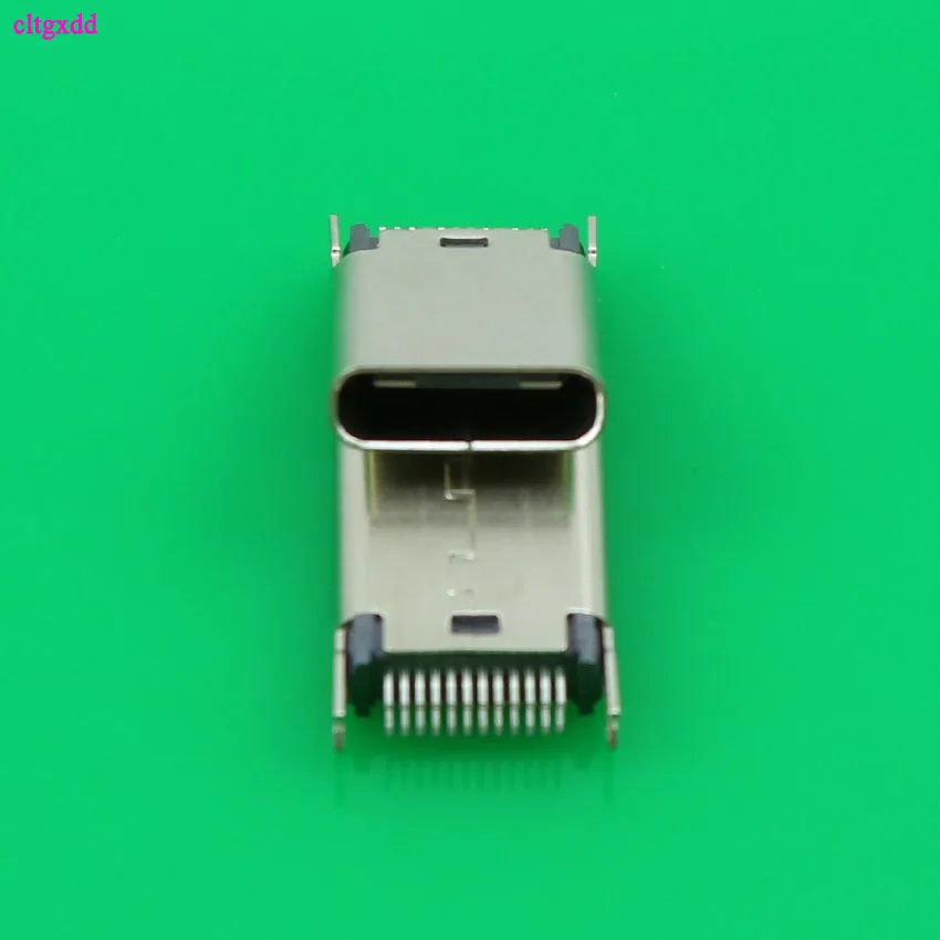 10pcs micro USB vertical 24P for 3.1 Type C Connector 24p type-C no side 24Pin Female Socket jack Charge port Plug 3.1 Version