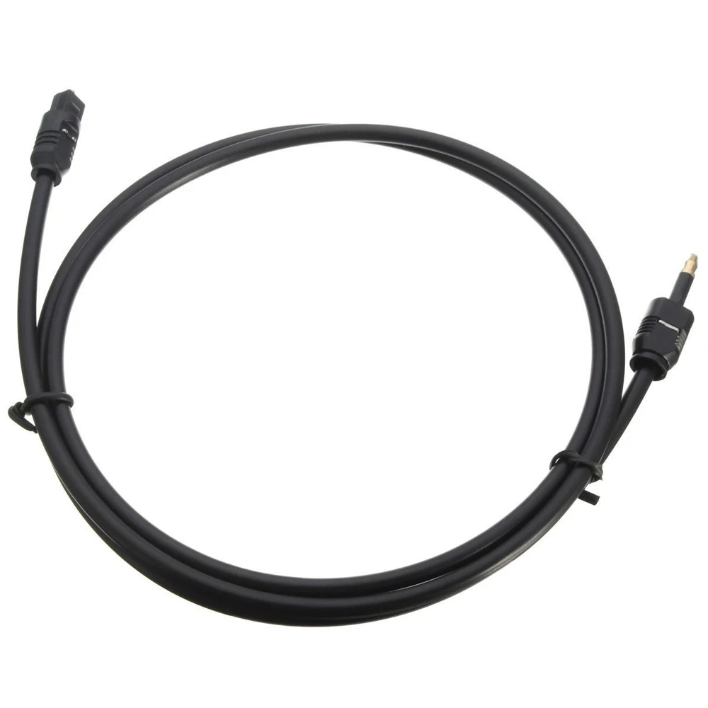 High Quality Practical 1m Toslink to Mini 3.5mm Plug Digital Optical Audio Cable SPDIF Optic Fiber Line