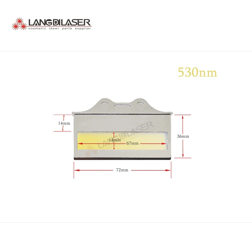 530~1200nm OPT filter , IPL laser optic filters for skin rejuvenation