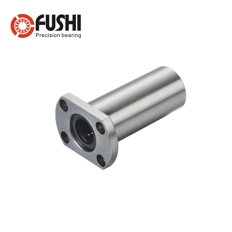 LMH13LUU Two Side Cut Linear Bearing 13*23*61 mm ( 2 Pcs ) Oval Flange Mounted Linear Bearings LMH13 LUU