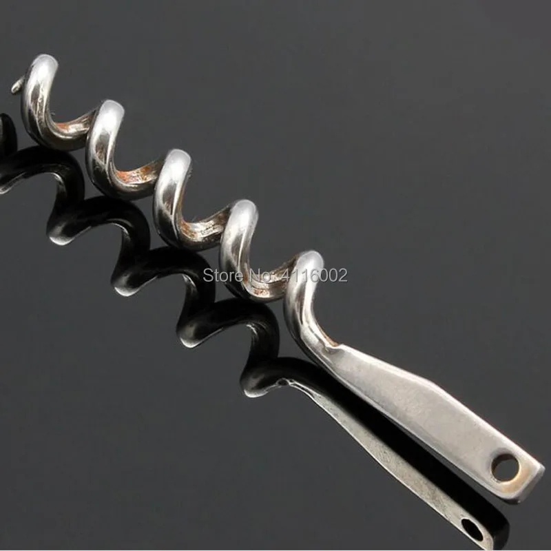 Imagem -02 - Abridor de Garrafa de Vinho de com Furos Escareados Metal Screw Corkscrew Wine Bottle Opener Inserir Parte 200 Pcs Aço Inoxidável