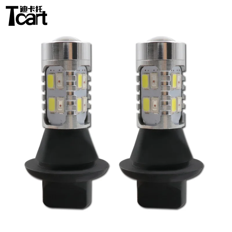 Tcart WY21W 7440 T20 For Nissan Teana Car Accessories Daytime Running Light Led DRL Front Turn Signals light All In One