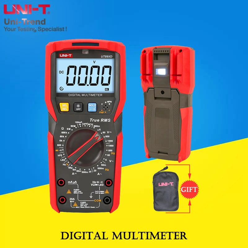 UNI-T UT89XD/UT89X/UT89XE professional NCV digital multimeter; true RMS digital multimeter / temperature / LED test