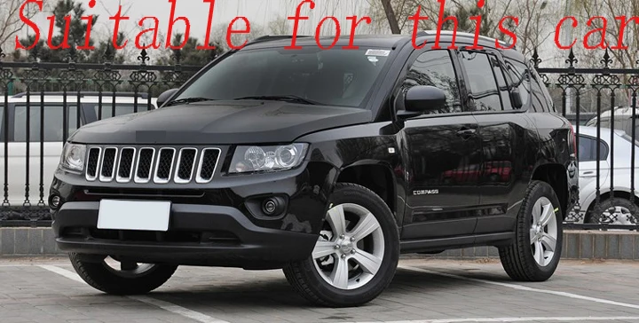 For Jeep Compass 2010-2016 Plastic Exterior Visor Vent Shades Window Sun Rain Guard Deflector 4pcs