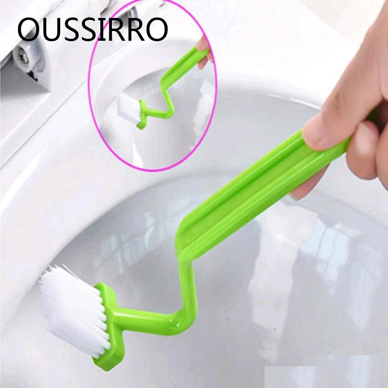 

1PCS S-shaped Toilet Brush Cleaning Corners Curved Clean Household Cleaning Tools