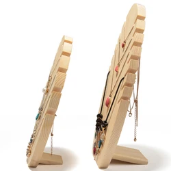Top fashion new Design Wooden Necklace Display Holder Jewelry Display Stand Necklace Display Stand Storage Big and Small Size
