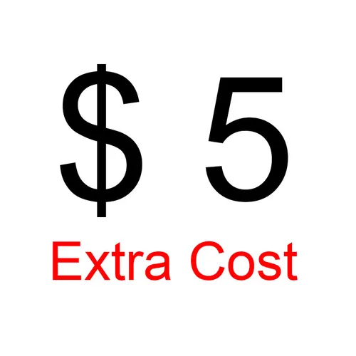 Tarifas de pedido suplementarias de 5 USD para pedidos de gafas personalizadas, lentes graduadas y accesorios para gafas