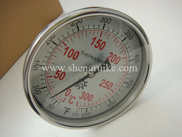 0-300C Industrial Bimetal thermometer