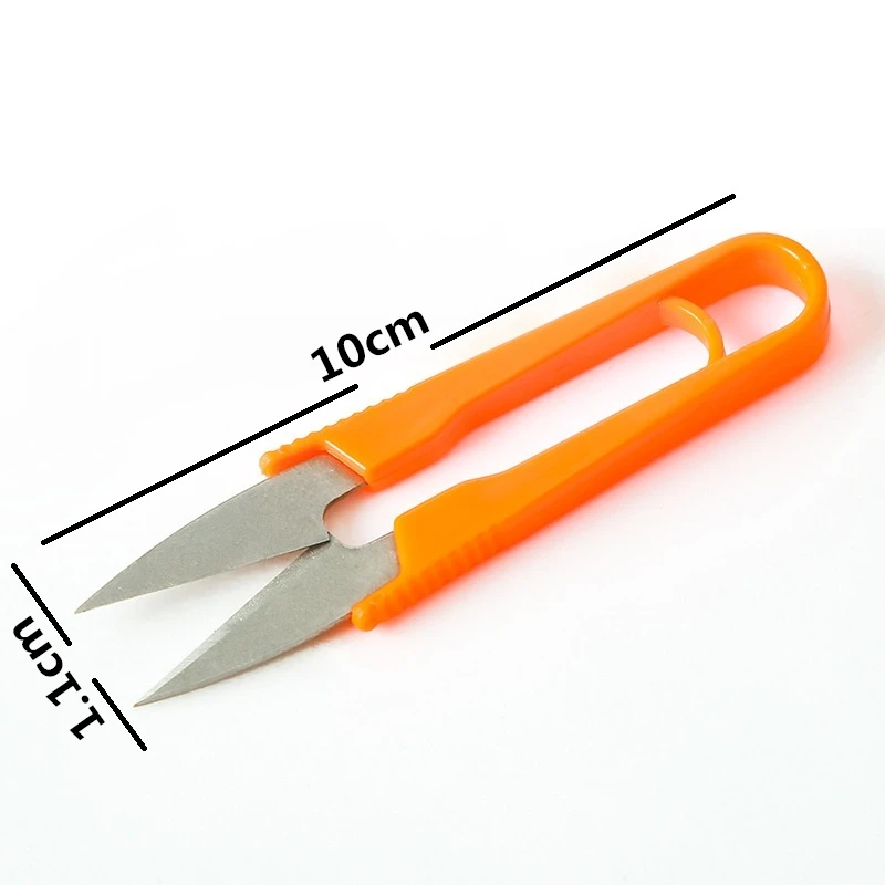 1Pc Candy Kleur Mini Kruissteek Schaar Vrouw Thuis Craft Naaien Tool U Cut Schaar Shear School Kantoor Huishouden diy Cutter