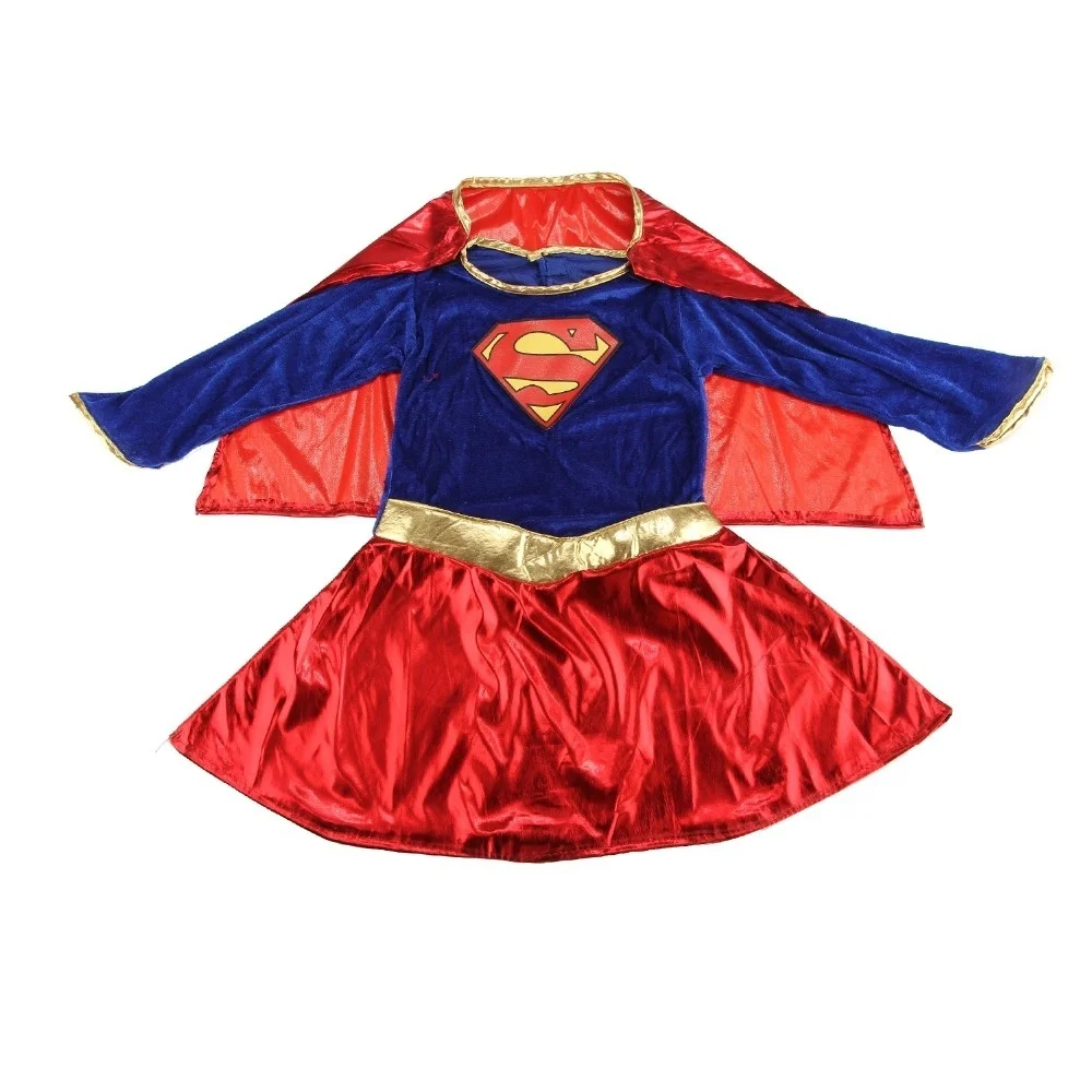 Supergirl Tutu traje para crianças, Cosplay Halloween para meninas, Batgirl Tutu traje para criança