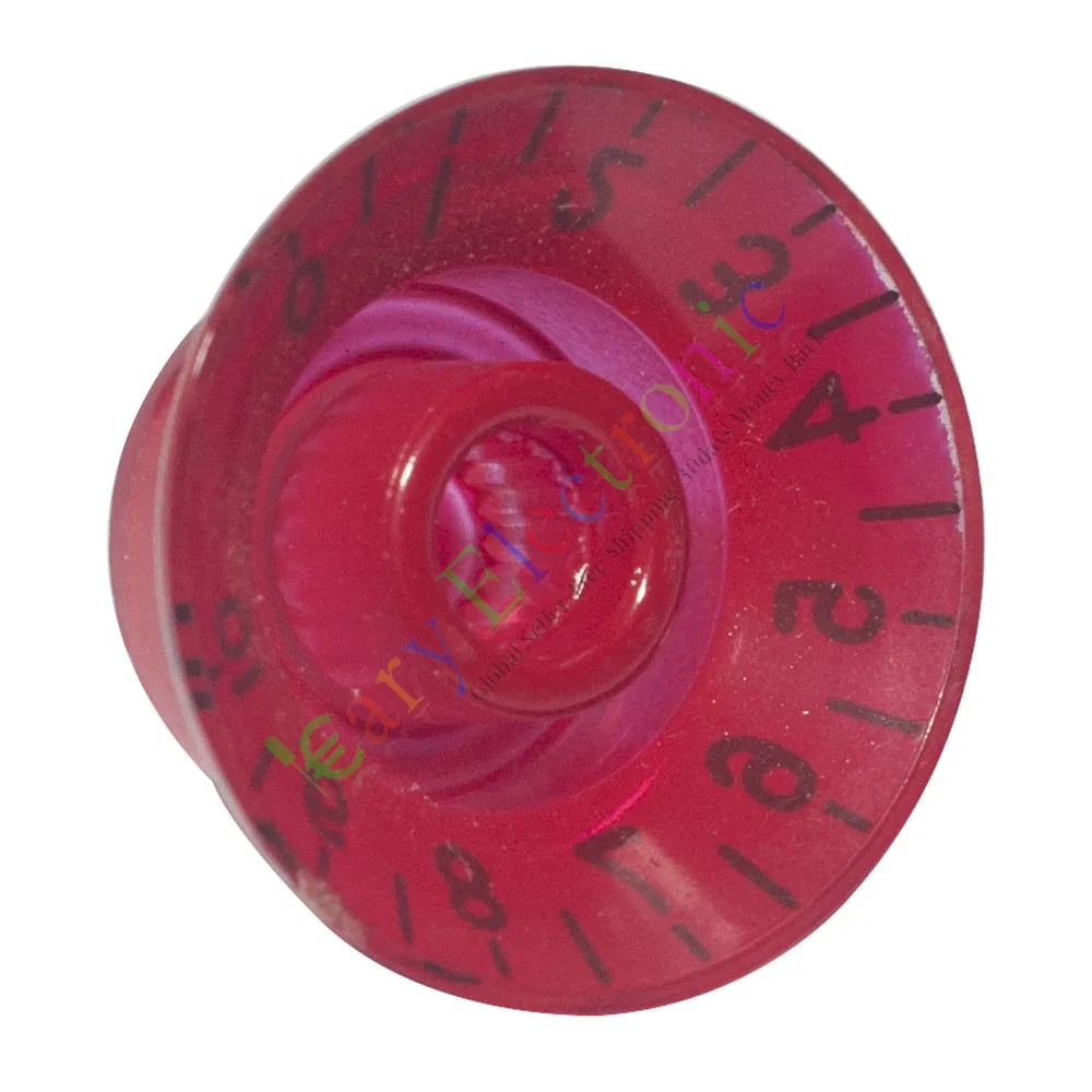 Venta al por mayor y al por menor, 10 unidades, 26mm, Pedal superior con falda, perilla roja, amplificador de tubo de guitarra, tono de volumen, piezas de audio, amplificador, envío gratis