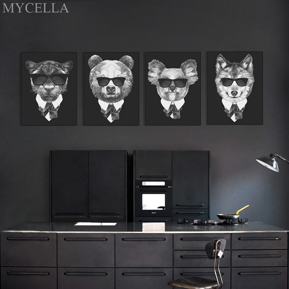 

Full 5D Diy Diamond Painting Mr. Animal Diamond Embroidery Tiger Dog Rabbit Wolf Cross Stitch Rhinestone Mosaic Home Decor