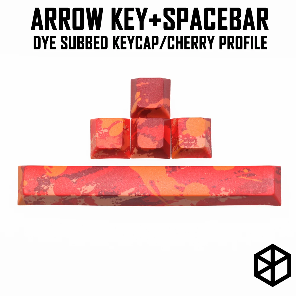 Arrow key Spacebar Cherry profile Dye Sub Keycap thick PBT for keyboard gh60 xd60 xd84 tada68 rs96 zz96 87 104 660