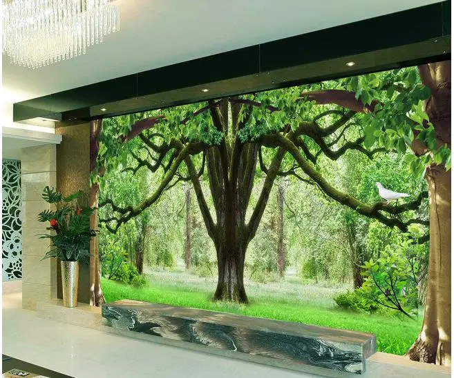 

3d mural wallpaper Woods custom wall mural Modern art painting high quality mural wallpaper