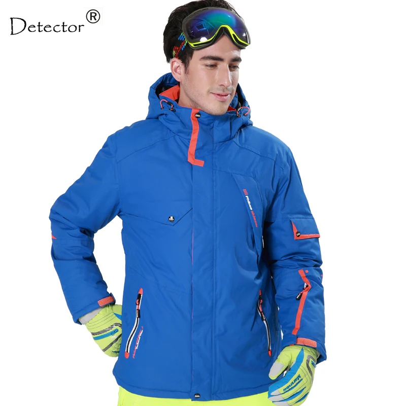 Detektor Männer Ski jacke Hight Wasserdichte Berg Wandern Camping Jacke Fleece Hight Winddicht Ski Jacke