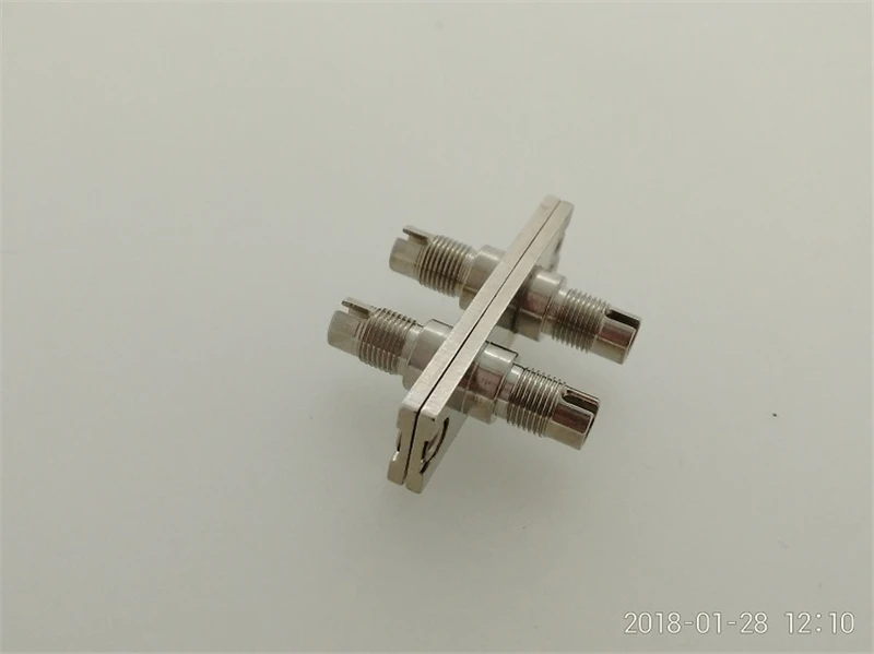 5pcs DIN duplex adattatore fibra Rectangluar tipo UPC APC ftth fibra ottica connettore DIN accoppiatore SM MM di trasporto libero ELINK DX