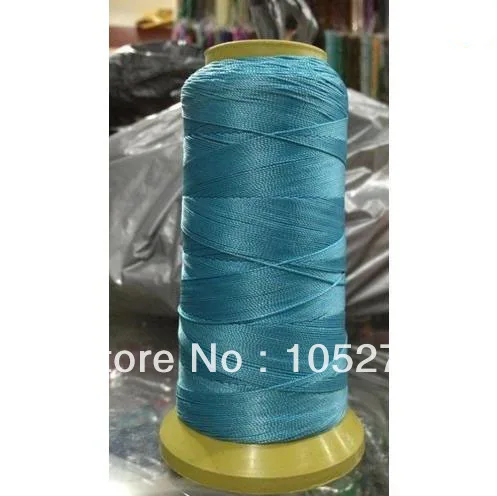 

Wholesale 200M Charming Turquoise Blue Color Bead Silk Cord Thread Line Fit Necklace Jewelry 0.5mm New Arriver Free Shipping