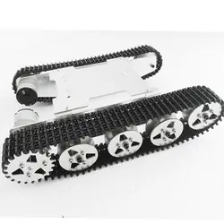 Aluminum Alloy Robot Tank Crawler Chassis For Arduino Education Competition