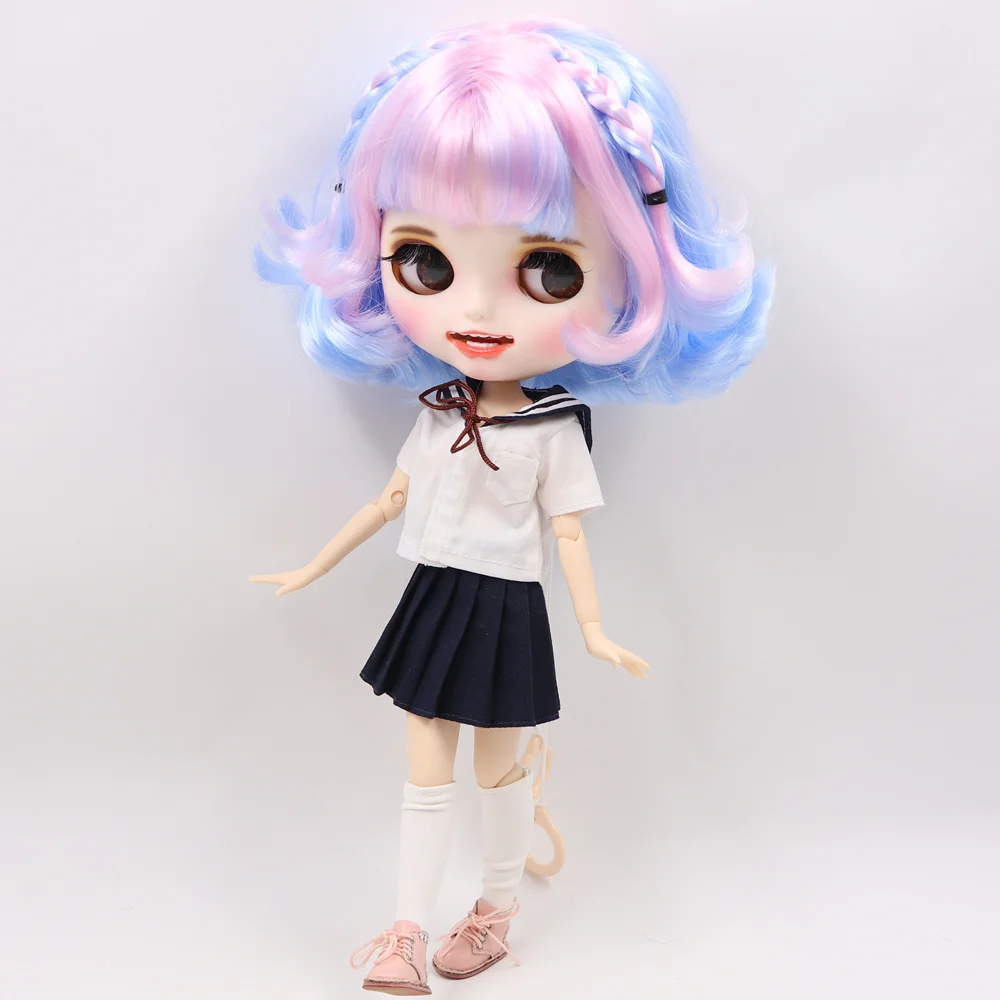 Outfit for Blyth doll School Uniform with stocking cosplay for the 1/6 BJD ICY dbs