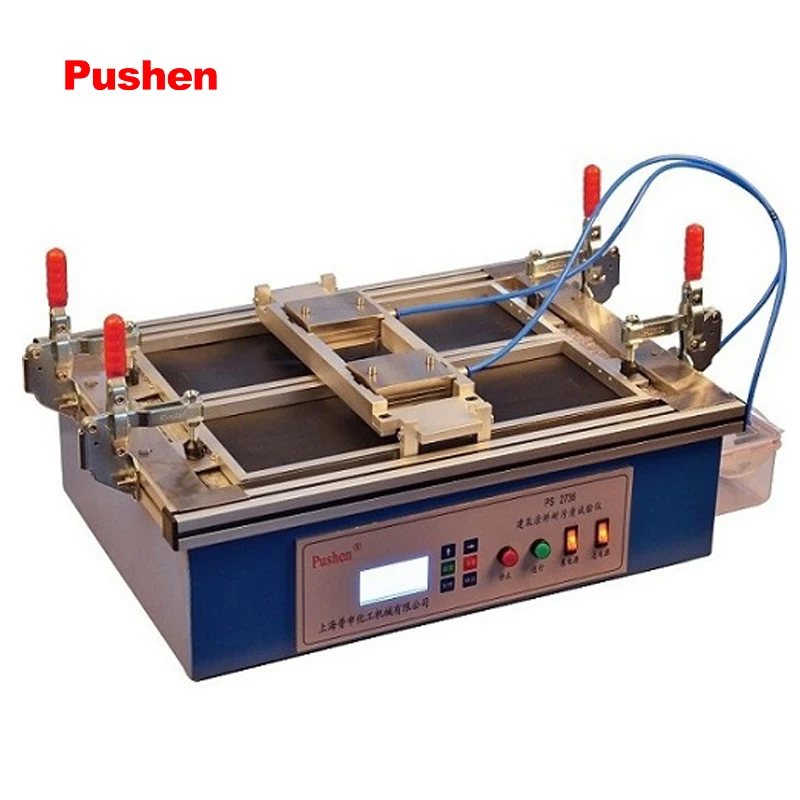 BRAND PUSHEN Wet Abrasion Scrub Tester Abrasion and Washability Tester ASTM D2486 or ISO 11998/BS3900 F 17  counter: max. 99999