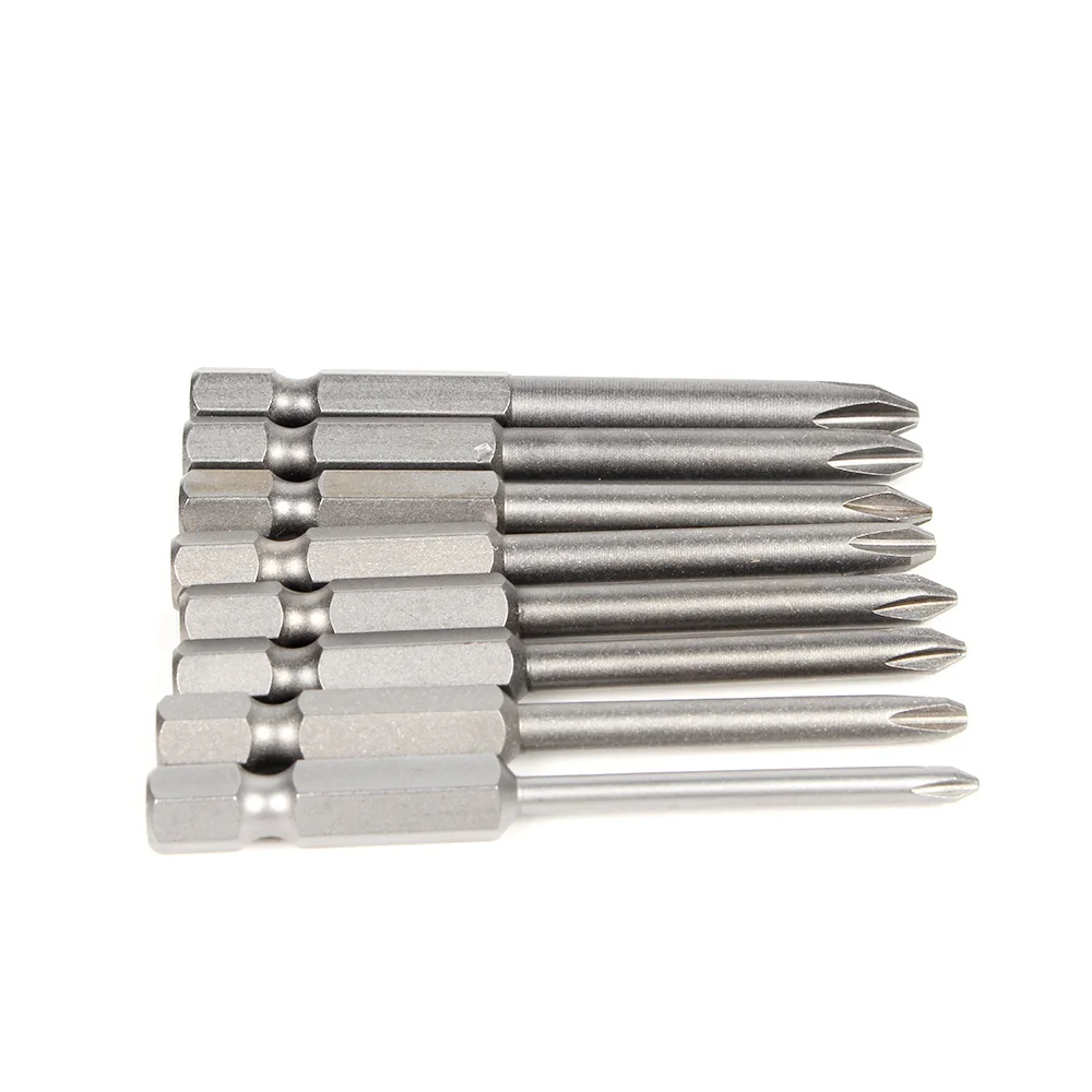 HOEN 8pcs 65mm Magnetic Drill Screwdriver Set Bits S2 Steel Cross Head Group Screw Driver Screwdrivers Kit Hand Tools