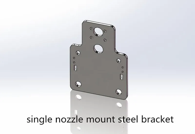 

HE3D EI3 3D printer steel bracket for nozzle mounting