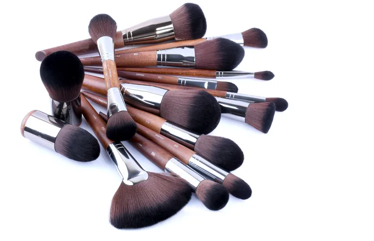 MUFE-SERIES 38-Brushes Complete Brush Set - Wooden Handle Soft Synthetic Hair Professional Beauty Makeup Brushes Kit Tools