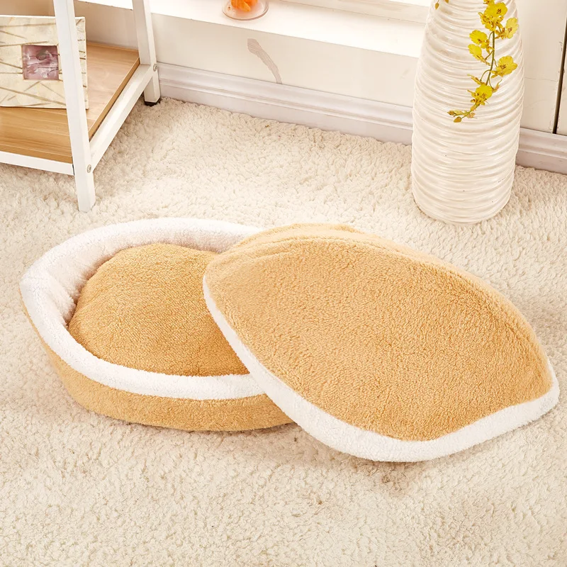 Winter Warm pet cat tent Lovely Soft small dog bed Kennel Suitable puppy house Pets Sleeping Bag Cats Bed ZL222