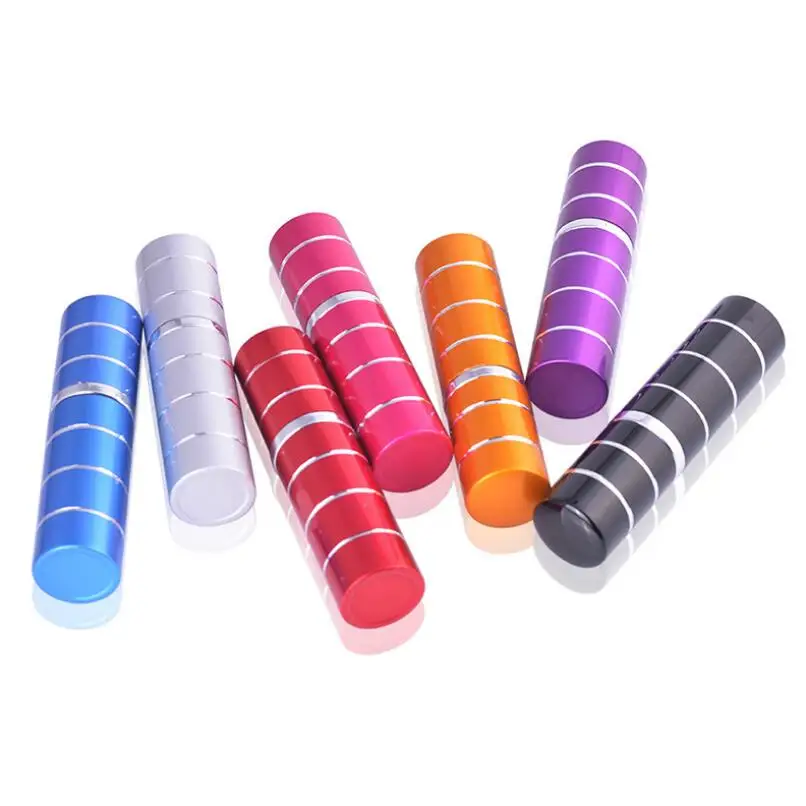 7 สี 10ml 5CC Mini สีสัน line Travel สเปรย์ขวดน้ําหอมแบบพกพา Atomiser LX5880