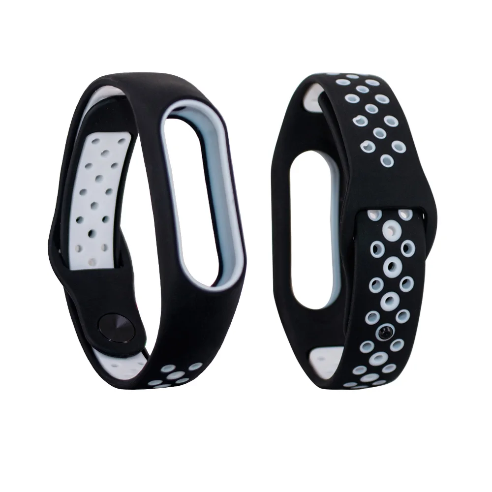 Colorful Bracelet for Xiaomi Mi Band 2 Strap Silicone Strap Mi Band 2 Bracelet Wristbands Band Wrist Strap for Xiaomi Mi Band 2