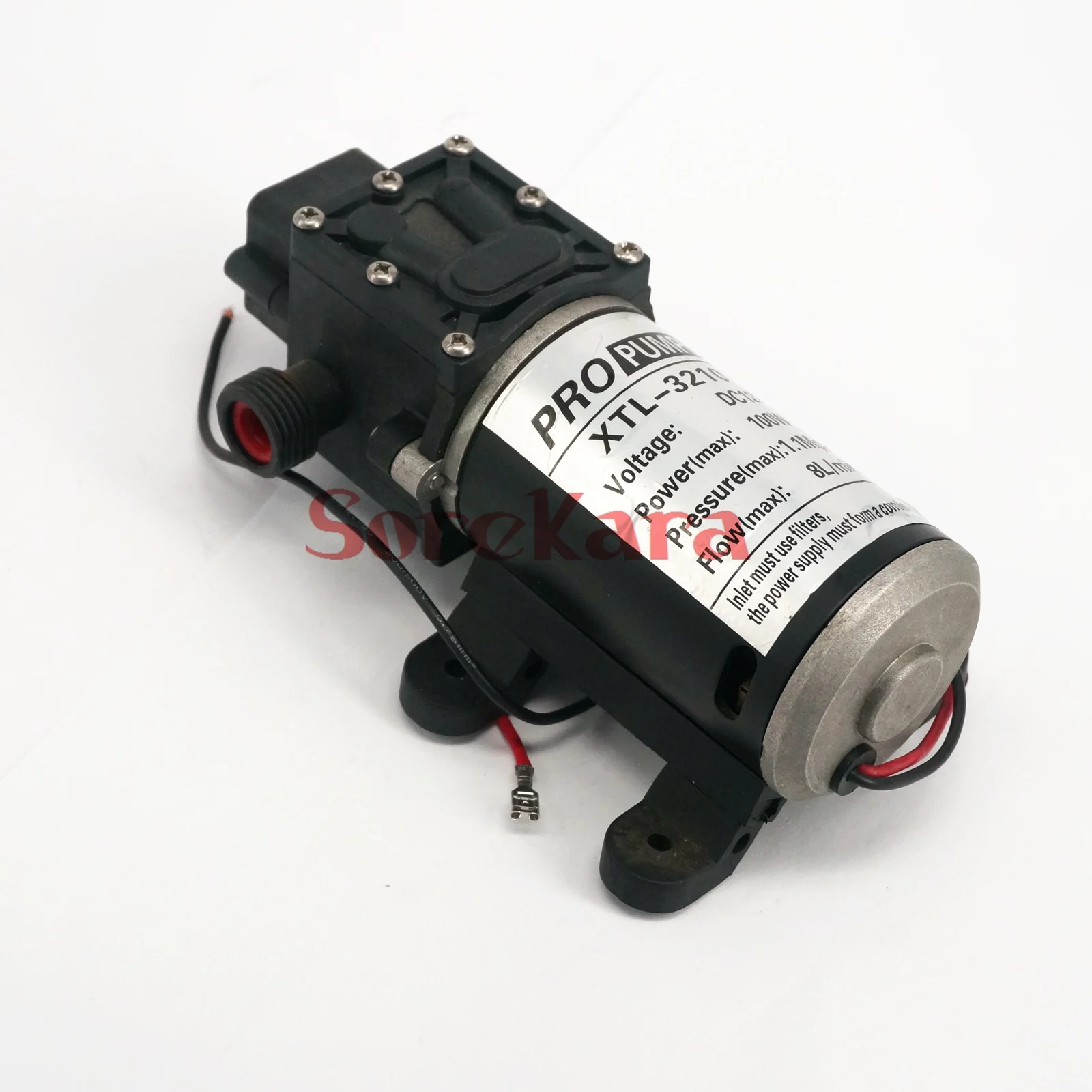 

T-HD DC 12V 80W Self-priming Booster Diaphragm Water Pump Backflow Control 300L/H For Car washing