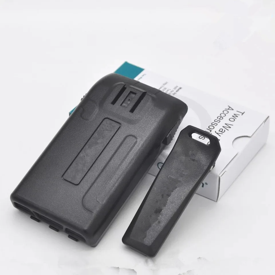 Original 5XAA battery box case with belt clip for Wouxun KG-UVD1P KG-UV6D KG-699E KG-678 KG-679 KG-689 etc walkie talkie