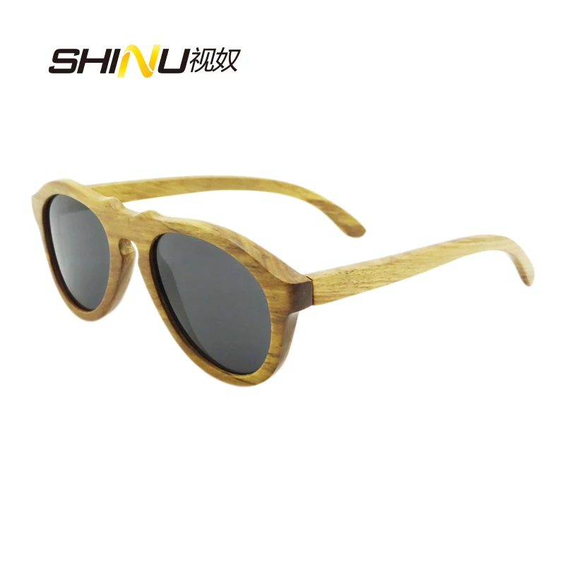 SHINU Brand sunglasses man wood sunglasses polarized men luxury designer sun glasses for men zebra wood glasses