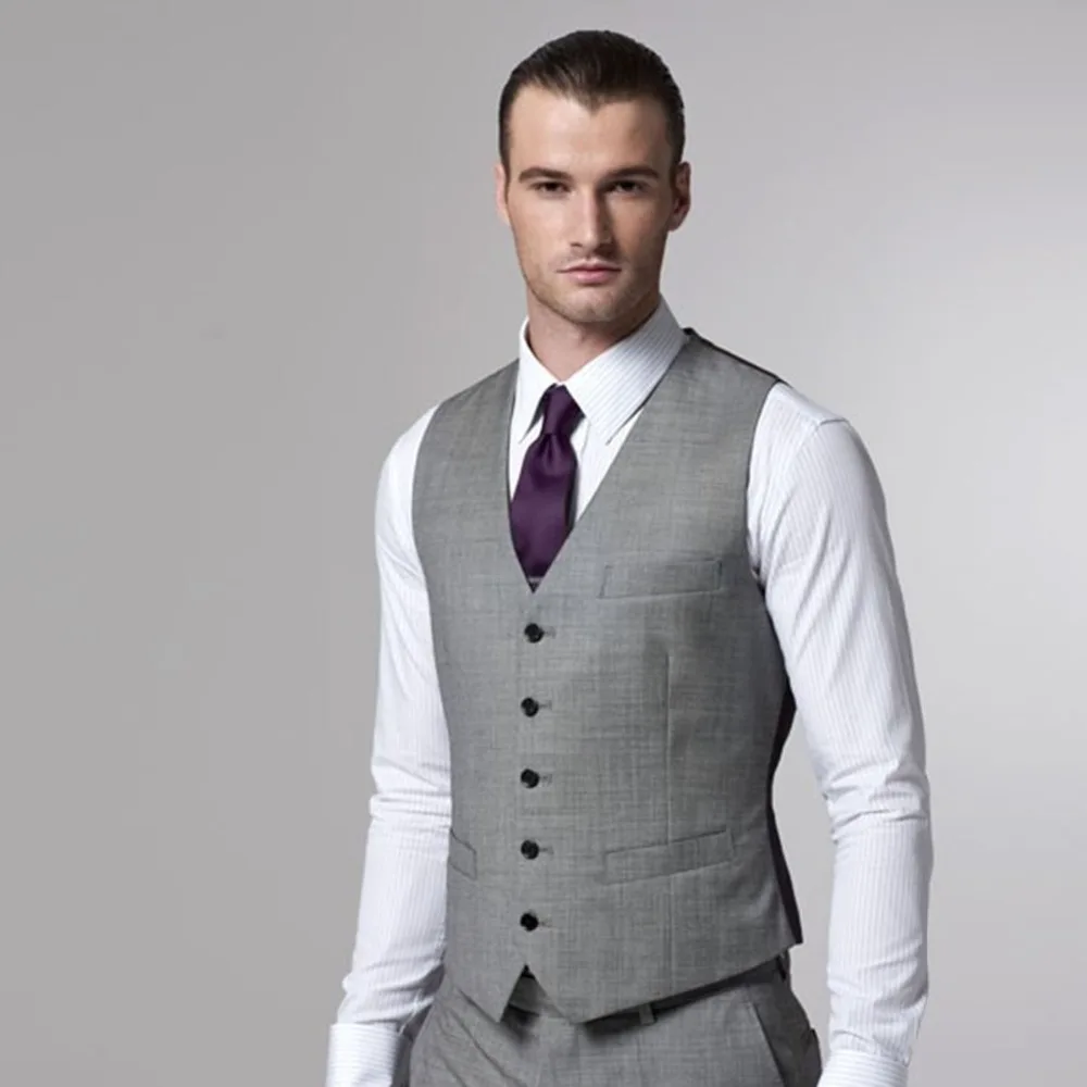 

Vest Men With Pants Custom Made Dress Vests For Men Tailored Groom Wedding Waistcoat and Pants