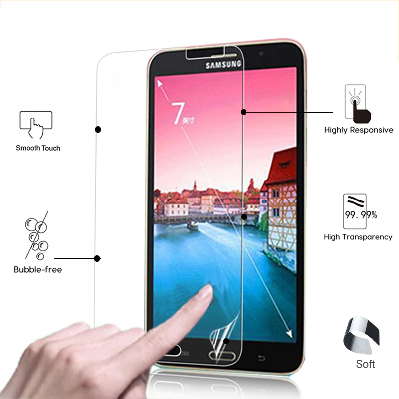 

HD lcd Glossy screen protector film For Samsung Galaxy Tab Q T2558 T2519 T2556 7.0" High Clear front screen protective films