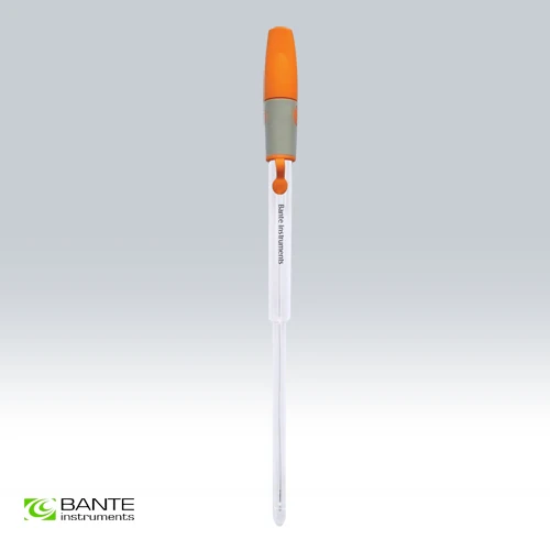 Genuine Brand BANTE Laboratory pH electrode Refillable sensor for sample in test tube diameter 6mm slim probe BNC Glass body