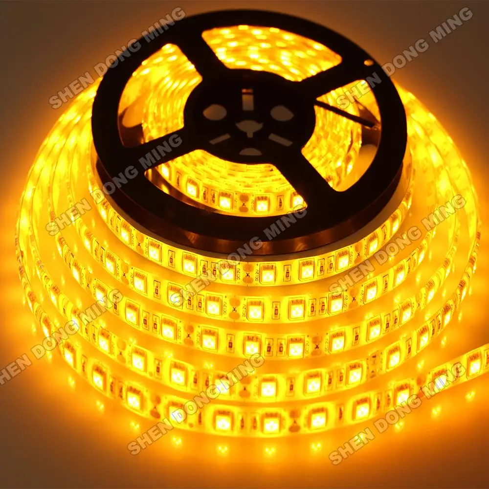 Waterproof 10m LED Strip IP65 5050 10 meters 12V smd5050 60leds/m flexible ribbon tape 5m/roll RGB warm white DC12V