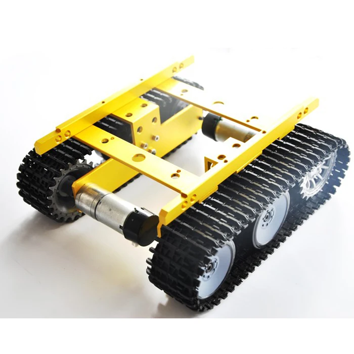 TP100 Robot Tank Crawler Metal Chassis Robotic Model Frame Contest Graduation Design for Arduino DIY RC Toy Part