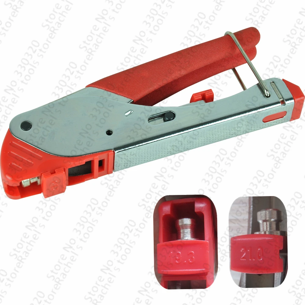 RG6/RG59 F connector compression coaxial cable tool crimping pliers