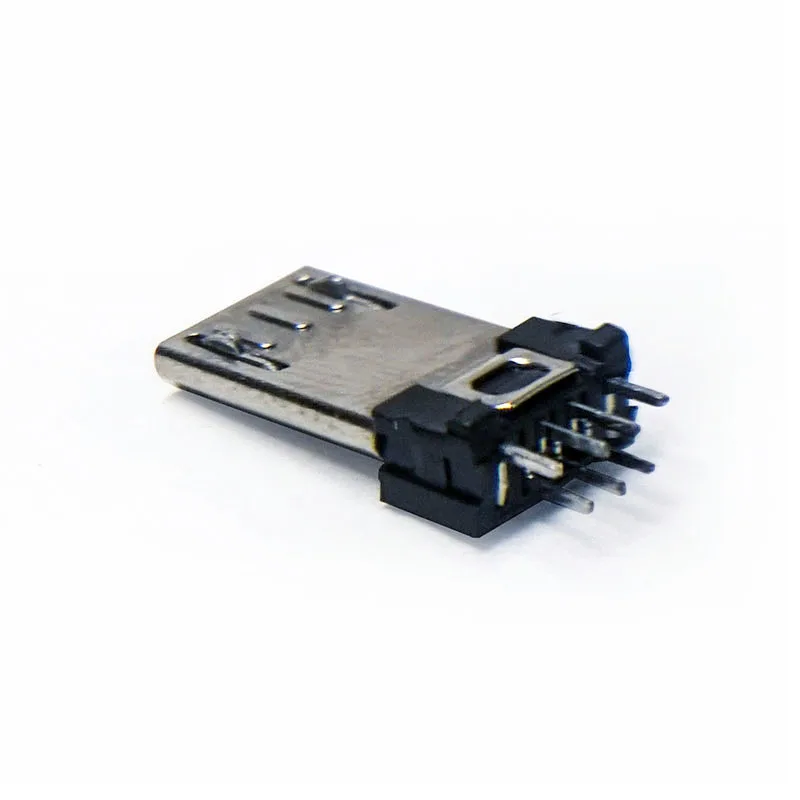 Conectores micro usb macho 5v 1,5a, terminais elétricos conector micro usb de 5 pinos conectores tipo cauda