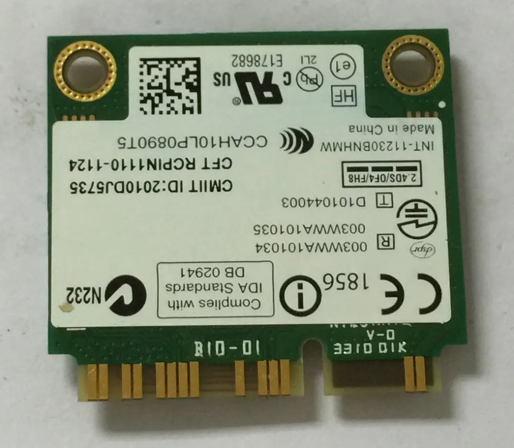 Intel Centrino Wireless-N 1030  11230BNHMW WiFi 150M + Bluetooth BT 3.0 Combo Card